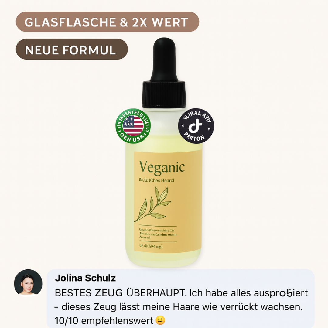 GrowEssence | Veganes Haarwuchs-Öl  20% RABATT